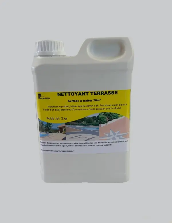 nettoyant terrasse en résine